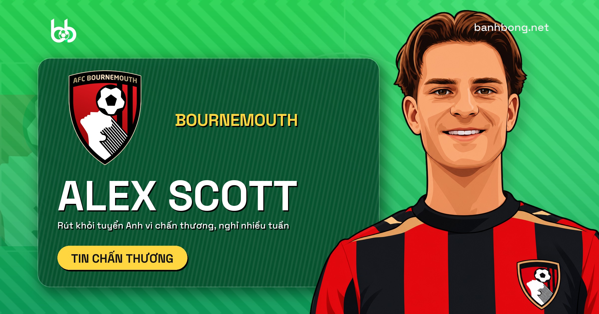 Alex Scott rút khỏi tuyển Anh, có thể nghỉ tới 8 tuần
